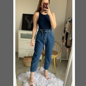 Zara baggy paperbag jeans review Clearance